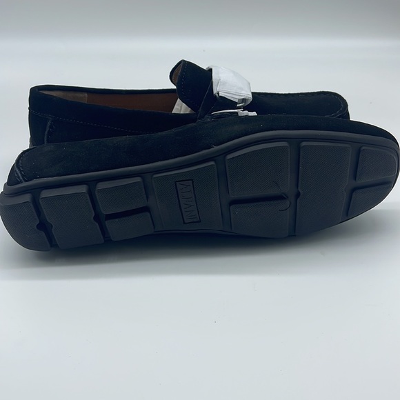 Alfani Womens James Leather Square Toe Loafers, Black 8/.5 w - Picture 9 of 16